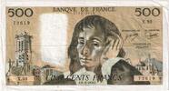 500 Francs 1978 Frankreich Pascal, 1978-10-05, X.93, S+ S+
