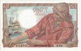 20 Francs 1943 Frankreich 1943-01-28, S.65, UNZ UNZ