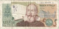 Italy 2000 Lire Banknote, 1973-10-08 -