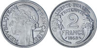 France 2 Francs Coin, Morlon, Paris, Aluminum, KM:886a.1 -