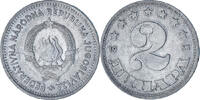 Yugoslavia 2 Dinara Coin, Aluminum, KM:31 -