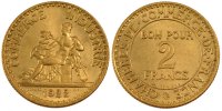 France 2 Francs Coin, Chambre de commerce, Paris -