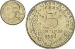France 5 Centimes Marianne, Paris, Aluminum-Bronze, KM:933 -