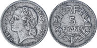 France 5 Francs Lavrillier, Beaumont - Le Roger, Aluminum -
