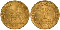 France 2 Francs Coin, Chambre de commerce, Paris -
