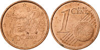 France Euro Cent Paris, BE, Copper Plated Steel, KM:1282 -