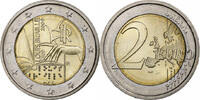 Italy 2 Euro Rome, LOUIS BRAILLE., Bi-Metallic, KM:310 -