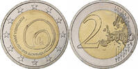 Slovenia 2 Euro Postojna, Vantaa, Bi-Metallic, KM:112 -