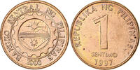 Philippines Sentimo Copper Plated Steel, KM:273 -