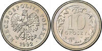 Poland 10 Groszy Warsaw, Copper-nickel, KM:279 -