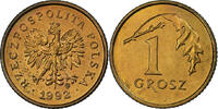 Poland Grosz Warsaw, Brass, KM:276 -