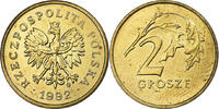 Poland 2 Grosze Warsaw, Brass, KM:277 -