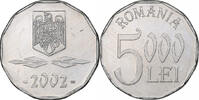 Romania 5000 Lei Bucharest, Aluminum, KM:158 -