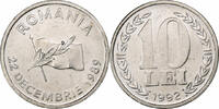 Romania 10 Lei Nickel Clad Steel, KM:108 -