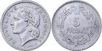 France 5 Francs Lavrillier, Paris, Aluminum, KM:888b.1 -