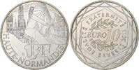 France 10 Euro Haute-Normandie, Monnaie de Paris, Silver -