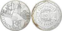 France 10 Euro Euros des régions, Silver -