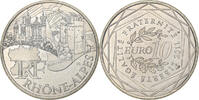 France 10 Euro Euros des régions, Paris, Silver, KM:1751 -