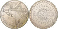 France 10 Euro Ile De France, Silver -