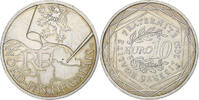 France 10 Euro Euros des régions, Paris, Silver -
