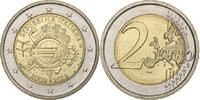 Italy 2 Euro Eurocoinage, 10th Anniversary, Bi-Metallic, KM:350 -