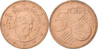 VATICAN CITY 5 Euro Cent Benedict XVI, Rome, Copper Plated Steel -