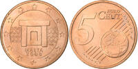 Malta 5 Euro Cent Paris, Copper Plated Steel, KM:127 -