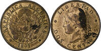 Argentina 2 Centavos Bronze, KM:33 -
