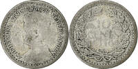 Netherlands 10 Cents Wilhelmina I, Silver, KM:163 -
