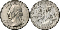 United States Quarter Washington, Denver, Copper-Nickel Clad Copper -