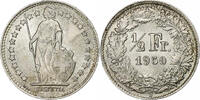 Switzerland 1/2 Franc Bern, Silver, KM:23 -