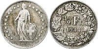 Switzerland 1/2 Franc Bern, Silver, KM:23 -