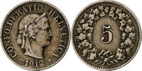 Switzerland 5 Rappen Copper-nickel -