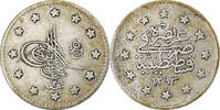 Turkey Kurush Abdul Hamid II, Qustantiniyah, Silver -