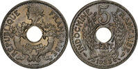 French Indo-China 5 Cents FRENCH INDO-CHINA, Paris, Copper-nickel, KM:18 -