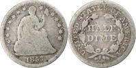 United States Half Dime Seated Liberty Half Dime, U.S. Mint, Silver -