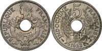 French Indo-China 5 Cents FRENCH INDO-CHINA, Paris, Copper-nickel, KM:18 -