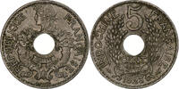 French Indo-China 5 Cents FRENCH INDO-CHINA, Paris, Copper-nickel, KM:18 -