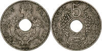 French Indo-China 5 Cents FRENCH INDO-CHINA, Paris, Copper-nickel, KM:18 -