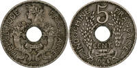 French Indo-China 5 Cents FRENCH INDO-CHINA, Paris, Copper-nickel, KM:18 -
