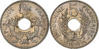 French Indochina 5 Cents FRENCH INDO-CHINA, Paris, Copper-nickel, KM:18 -