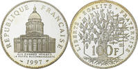 France 100 Francs Panthéon, Paris, Proof / BE, Silver -