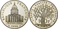 France 100 Francs Panthéon, Paris, Proof, Silver -