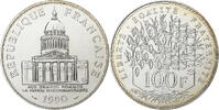 France 100 Francs Panthéon, MDP, série FDC, Silver -
