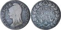 France 5 Centimes Dupré, Paris, Copper, Gadoury:126 -