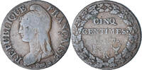 France 5 Centimes Dupré, Bordeaux, Copper, Gadoury:126 -