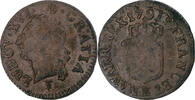 France 1/2 Sol Louis XVI, Bordeaux, Copper, Gadoury:348 -