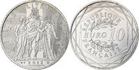 France 10 Euro Hercule, Paris, Silver -
