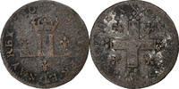 France XXX Deniers aux 2 L couronnés Louis XIV, Metz, Billon -