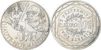 France 10 Euro Haute-Normandie, MDP, Silver -